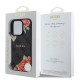 Husa pentru iPhone 16 Pro Max - Guess Hardcase 4G Flower Print MagSafe (GUHMP16XP4ROPEMCK) - Black