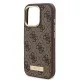 Husa pentru iPhone 16 Pro Max - Guess Hardcase 4G Logo Plate MagSafe (GUHMP16XU4GPRB) - Blue