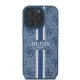 Husa pentru iPhone 16 Pro Max - Guess Hardcase 4G Printed Stripes MagSafe (GUHMP16XP4RPSB) - Blue Husa pentru iPhone 16 Pro Max - Guess Hardcase 4G Printed Stripes MagSafe (GUHMP16XP4RPSB) - Blue