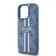 Husa pentru iPhone 16 Pro Max - Guess Hardcase 4G Printed Stripes MagSafe (GUHMP16XP4RPSB) - Blue Husa pentru iPhone 16 Pro Max - Guess Hardcase 4G Printed Stripes MagSafe (GUHMP16XP4RPSB) - Blue