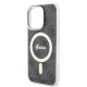 Husa pentru iPhone 16 Pro Max - Guess IML 4G MagSafe (GUHMP16XH4STK) - Black