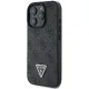Husa pentru iPhone 16 Pro Max - Guess Leather 4G Triangle Strass (GUHCP16XP4TDPK) - Black Husa pentru iPhone 16 Pro Max - Guess Leather 4G Triangle Strass (GUHCP16XP4TDPK) - Black