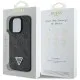 Husa pentru iPhone 16 Pro Max - Guess Leather 4G Triangle Strass (GUHCP16XP4TDPK) - Black Husa pentru iPhone 16 Pro Max - Guess Leather 4G Triangle Strass (GUHCP16XP4TDPK) - Black