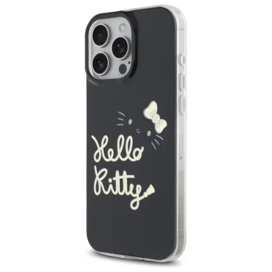 Husa pentru iPhone 16 Pro Max - Hello Kitty Hardcase IML Golden Diva MagSafe (HKHMP16XHGDIK) - Black Husa pentru iPhone 16 Pro Max - Hello Kitty Hardcase IML Golden Diva MagSafe (HKHMP16XHGDIK) - Black