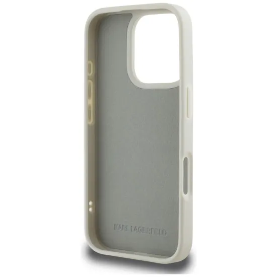 Husa pentru iPhone 16 Pro Max - Karl Lagerfeld 3D Design (KLHCP16XRBCKCHLE) - Beige Rubber Karl&Choupette Husa pentru iPhone 16 Pro Max - Karl Lagerfeld 3D Design (KLHCP16XRBCKCHLE) - Beige Rubber Karl&Choupette