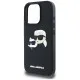 Husa pentru iPhone 16 Pro Max - Karl Lagerfeld 3D Design (KLHCP16XRBCKCHLK) - Rubber Karl&Choupette