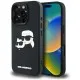 Husa pentru iPhone 16 Pro Max - Karl Lagerfeld 3D Design (KLHCP16XRBCKCHLK) - Rubber Karl&Choupette