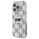 Husa pentru iPhone 16 Pro Max - Karl Lagerfeld IML Luxury Electroplated (KLHCP16XHKLPCHT) - Transparent Choupette Head