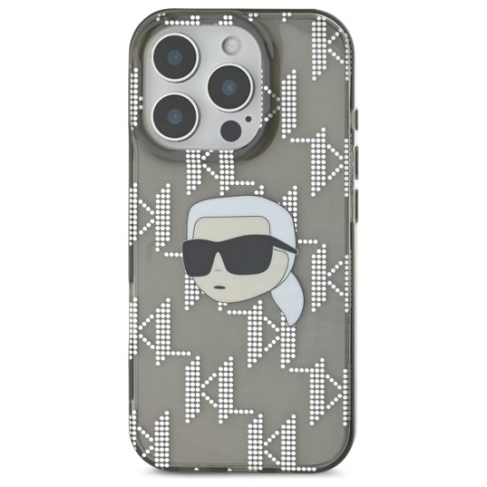 Husa pentru iPhone 16 Pro Max - Karl Lagerfeld IML Luxury (KLHCP16XHKLPKHK) - Karl Head Electroplated