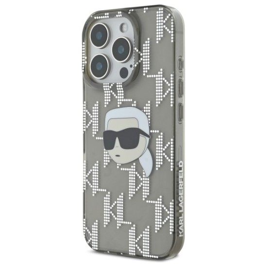 Husa pentru iPhone 16 Pro Max - Karl Lagerfeld IML Luxury (KLHCP16XHKLPKHK) - Karl Head Electroplated