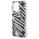 Husa pentru iPhone 16 Pro Max - Karl Lagerfeld IML Luxury (KLHCP16XHZBPKCCK) - Zebra Pattern&Cord