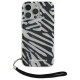 Husa pentru iPhone 16 Pro Max - Karl Lagerfeld IML Luxury (KLHCP16XHZBPKCCK) - Zebra Pattern&Cord