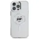 Husa pentru iPhone 16 Pro Max - Karl Lagerfeld IML MagSafe (KLHMP16XHLSCHH) - White Metal Choupette`s Head Husa pentru iPhone 16 Pro Max - Karl Lagerfeld IML MagSafe (KLHMP16XHLSCHH) - White Metal Choupette`s Head