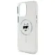 Husa pentru iPhone 16 Pro Max - Karl Lagerfeld IML MagSafe (KLHMP16XHLSCHH) - White Metal Choupette`s Head Husa pentru iPhone 16 Pro Max - Karl Lagerfeld IML MagSafe (KLHMP16XHLSCHH) - White Metal Choupette`s Head