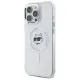 Husa pentru iPhone 16 Pro Max - Karl Lagerfeld IML MagSafe (KLHMP16XHLSCHH) - White Metal Choupette`s Head Husa pentru iPhone 16 Pro Max - Karl Lagerfeld IML MagSafe (KLHMP16XHLSCHH) - White Metal Choupette`s Head