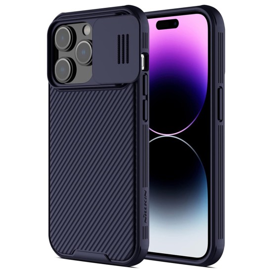 Husa pentru iPhone 16 Pro Max - Nillkin CamShield Pro - Dark Purple