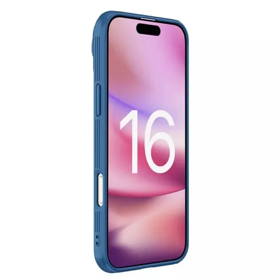 Husa pentru iPhone 16 Pro Max - Nillkin CamShield Prop Magnetic - Blue