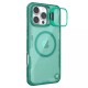 Husa pentru iPhone 16 Pro Max - Nillkin Iceblade Prop Magnetic (with Camera Cutout) - Green