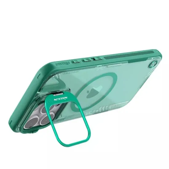 Husa pentru iPhone 16 Pro Max - Nillkin Iceblade Prop Magnetic (with Camera Cutout) - Green Husa pentru iPhone 16 Pro Max - Nillkin Iceblade Prop Magnetic (with Camera Cutout) - Green