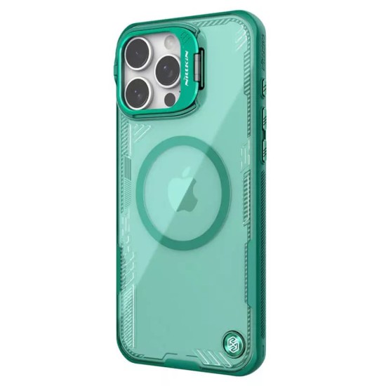 Husa pentru iPhone 16 Pro Max - Nillkin Iceblade Prop Magnetic (with Camera Cutout) - Green