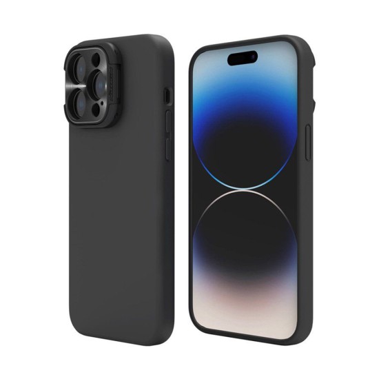 Husa pentru iPhone 16 Pro Max - Nillkin Lens Wing Magnetic - Black