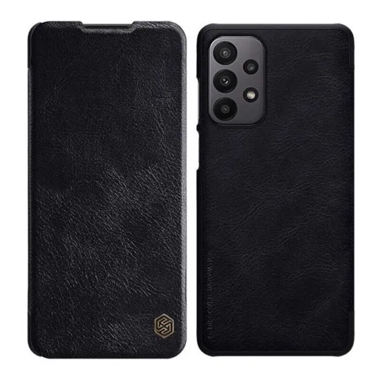 Husa pentru iPhone 16 Pro Max - Nillkin Qin Prop Leather Case - Black