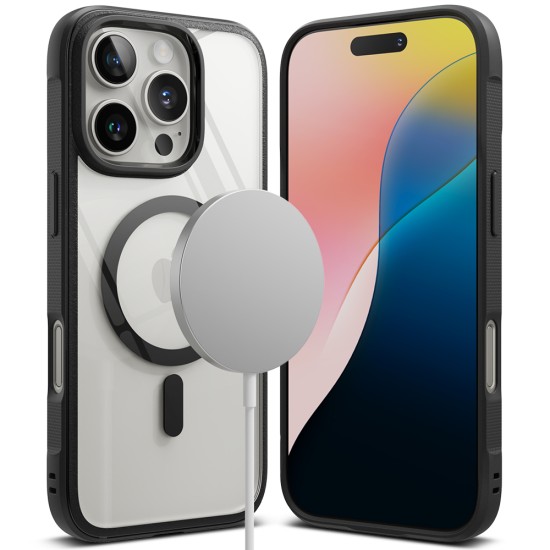 Husa pentru iPhone 16 Pro Max - Ringke Fusion Bold MagSafe - Black Husa pentru iPhone 16 Pro Max - Ringke Fusion Bold MagSafe - Black
