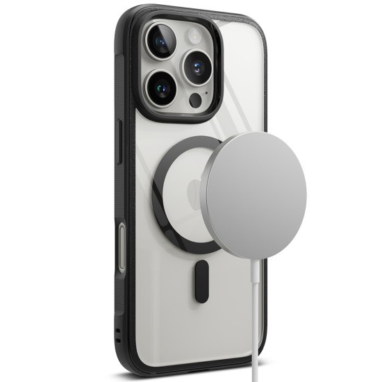 Husa pentru iPhone 16 Pro Max - Ringke Fusion Bold MagSafe - Black Husa pentru iPhone 16 Pro Max - Ringke Fusion Bold MagSafe - Black