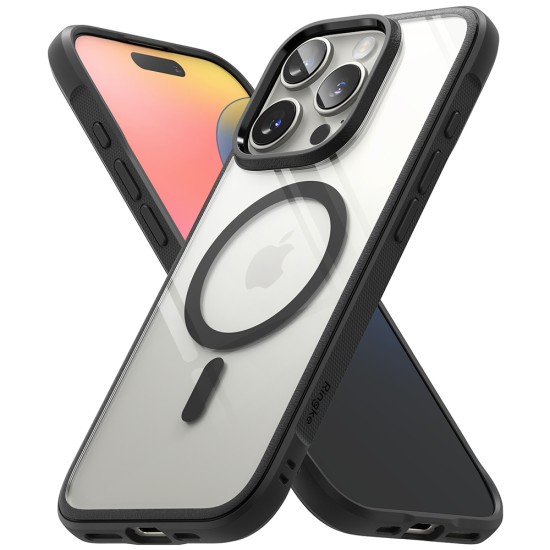 Husa pentru iPhone 16 Pro Max - Ringke Fusion Bold MagSafe - Black Husa pentru iPhone 16 Pro Max - Ringke Fusion Bold MagSafe - Black