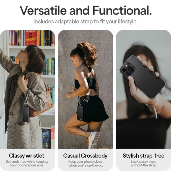 Husa pentru iPhone 16 Pro Max - Spigen Cyrill Kajuk Classic Charm MagSafe - Black Husa pentru iPhone 16 Pro Max - Spigen Cyrill Kajuk Classic Charm MagSafe - Black