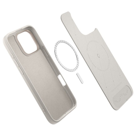 Husa pentru iPhone 16 Pro Max - Spigen Cyrill Kajuk MagSafe - Cream Husa pentru iPhone 16 Pro Max - Spigen Cyrill Kajuk MagSafe - Cream