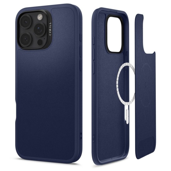 Husa pentru iPhone 16 Pro Max - Spigen Cyrill Kajuk MagSafe - Navy Husa pentru iPhone 16 Pro Max - Spigen Cyrill Kajuk MagSafe - Navy