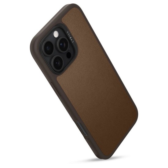 Husa pentru iPhone 16 Pro Max - Spigen Cyrill Kajuk MagSafe - Saddle Brown Husa pentru iPhone 16 Pro Max - Spigen Cyrill Kajuk MagSafe - Saddle Brown