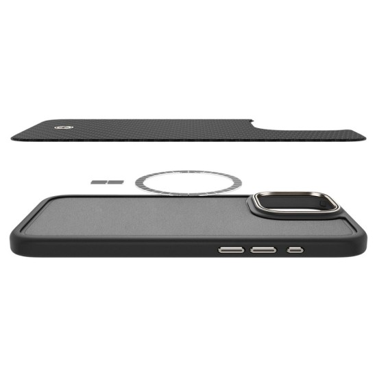 Husa pentru iPhone 16 Pro Max - Spigen Enzo Aramid MagSafe -  Black / Natural