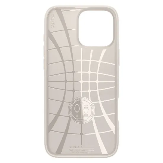 Husa pentru iPhone 16 Pro Max - Spigen Liquid Air - Natural Titanium Husa pentru iPhone 16 Pro Max - Spigen Liquid Air - Natural Titanium