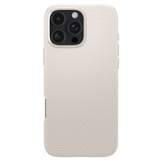 Husa pentru iPhone 16 Pro Max - Spigen Liquid Air - Natural Titanium