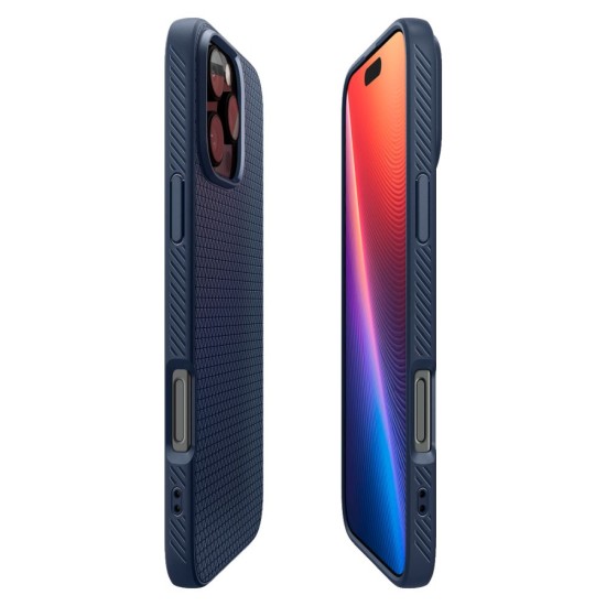 Husa pentru iPhone 16 Pro Max - Spigen Liquid Air - Navy Blue