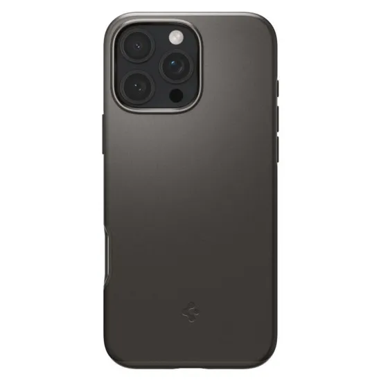 Husa pentru iPhone 16 Pro Max - Spigen Thin Fit MagSafe - Gunmetal Husa pentru iPhone 16 Pro Max - Spigen Thin Fit MagSafe - Gunmetal