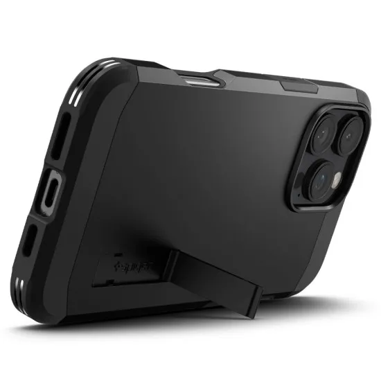 Husa pentru iPhone 16 Pro Max - Spigen Tough Armor MagSafe - Black Husa pentru iPhone 16 Pro Max - Spigen Tough Armor MagSafe - Black
