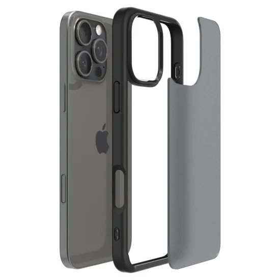 Husa pentru iPhone 16 Pro Max - Spigen Ultra Hybrid - Frost Black