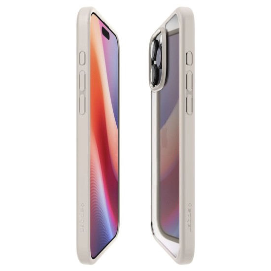 Husa pentru iPhone 16 Pro Max - Spigen Ultra Hybrid - Natural Titanium