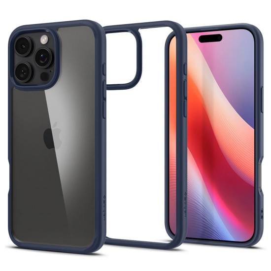 Husa pentru iPhone 16 Pro Max - Spigen Ultra Hybrid - Navy Blue