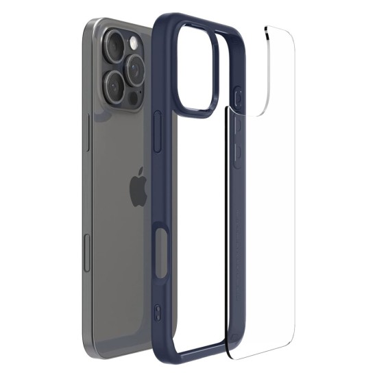 Husa pentru iPhone 16 Pro Max - Spigen Ultra Hybrid - Navy Blue