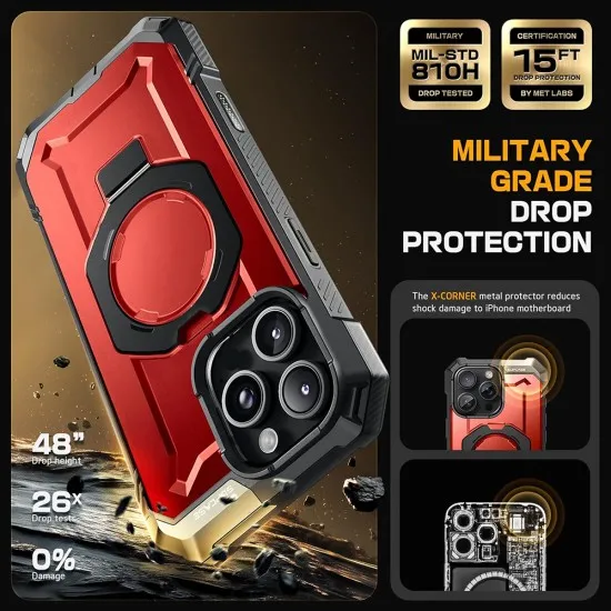 Husa pentru iPhone 16 Pro Max - Supcase Unicorn Beetle Defender - Ruddy Husa pentru iPhone 16 Pro Max - Supcase Unicorn Beetle Defender - Ruddy