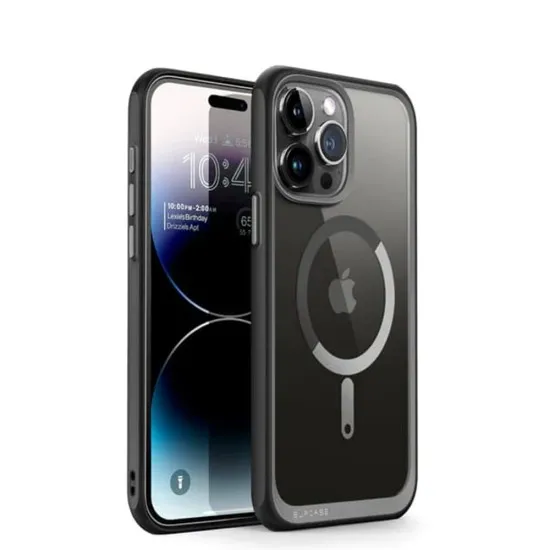 Husa pentru iPhone 16 Pro Max - Supcase Unicorn Beetle Slim Clear MagSafe - Black Husa pentru iPhone 16 Pro Max - Supcase Unicorn Beetle Slim Clear MagSafe - Black