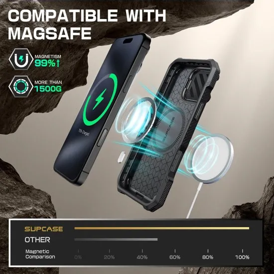 Husa pentru iPhone 16 Pro Max - Supcase Unicorn Beetle XT MagSafe - Splatter Camo Husa pentru iPhone 16 Pro Max - Supcase Unicorn Beetle XT MagSafe - Splatter Camo