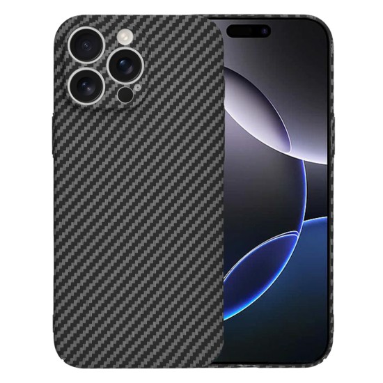 Husa pentru iPhone 16 Pro Max - Techsuit Carbonite FiberShell - Black Husa pentru iPhone 16 Pro Max - Techsuit Carbonite FiberShell - Black