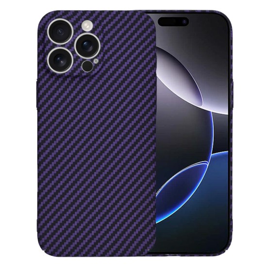 Husa pentru iPhone 16 Pro Max - Techsuit Carbonite FiberShell - Purple Husa pentru iPhone 16 Pro Max - Techsuit Carbonite FiberShell - Purple
