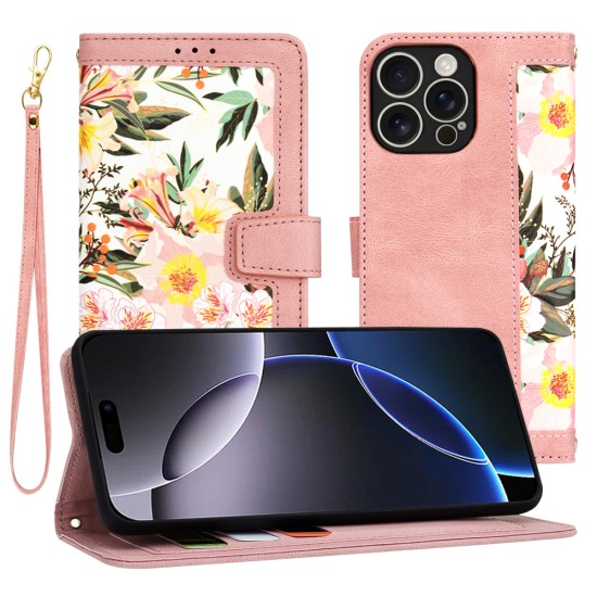 Husa pentru iPhone 16 Pro Max - Techsuit FlipCraft - Sweetheart Pink Husa pentru iPhone 16 Pro Max - Techsuit FlipCraft - Sweetheart Pink