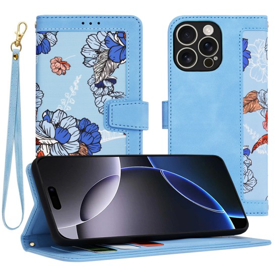Husa pentru iPhone 16 Pro Max - Techsuit FlipCraft - Vibrant Blue